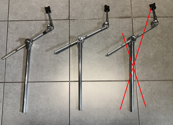 trubky, rúrky, clampy, ramená na bicie - 3