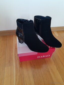 Dámské nízké kozačky ve 38 - 3