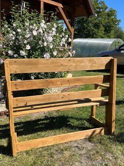 🌲🪑 Zahradní lavička – ruční výroba 🛠️✨ - 3