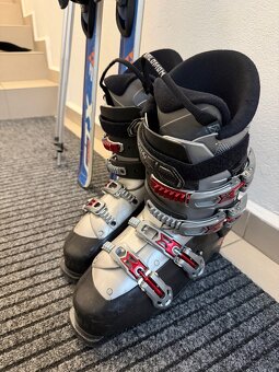 Lyže + lyžařské boty + hůlky + lyžařský vak - 3
