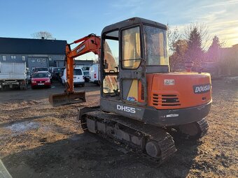 Doosan DH55 Minibagr 5.5T rok 2007 + 2x lžíce - 3
