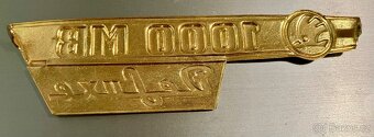 Štítek znak ŠKODA 1000 MB De Luxe - 3