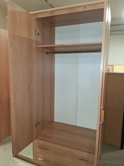 Šatní skříň lamino buk - 3