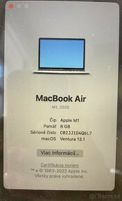 Macbook air 13”, m1, 8GB, 256GB, silver - 3