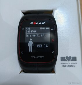 Sportovní hodinky Polar M 400 GPS + hrudní pás bluetooth - 3