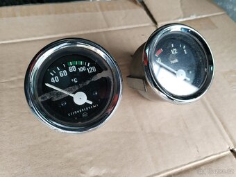 Chrom Budíky Škoda 105,120,130,110R,Rapid,Garde - 3