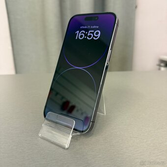 iPhone 14 Pro 128GB deep purple, bez škrábance, rok záruka - 3