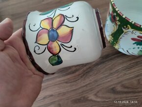 Starý středně VELKÝ KVĚTINÁČ KERAMIKA TUPESY
- 3