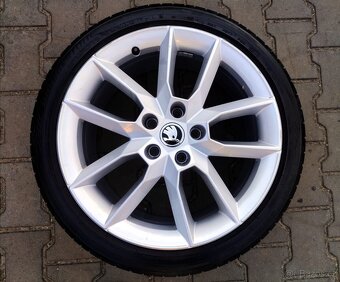 Alu kola originál Škoda Octavia II, III, RS 5x112 R18 Gemini - 3