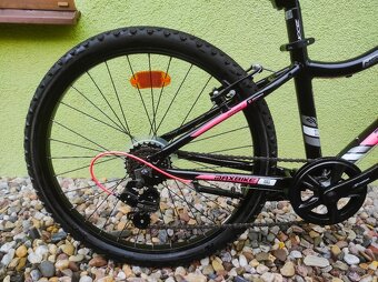 Značkové dětské kolo MAXBIKE 24" (černá/růžová)2 - 3