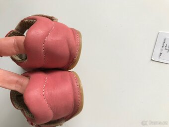 Sandále ef barefoot korálová v27 - 3