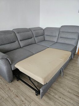 Gauč "L" rozkládací s úložným prostorem - 3