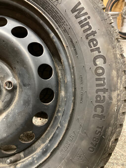 Kola se zánovními zimními pneu Continental 195/65 R15 - 3