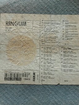 Koberec vlněný kulatý 70 cm RINGUM IKEA - 3