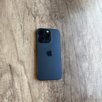 IPhone 15 Pro 128GB blue titanium, 100% baterie (rok záruka) - 3