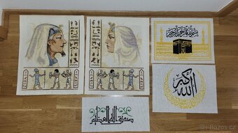 Vyšívané obrazy - Egypt - 3