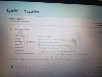 ASUS VivoBook 14 X420UA /Intel Core i3–7020U /128GB SSD W11 - 3