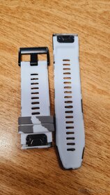 Fenix 5x, 6x, 7x, 8tah, řemínek, pásek 26mm bílý - 3
