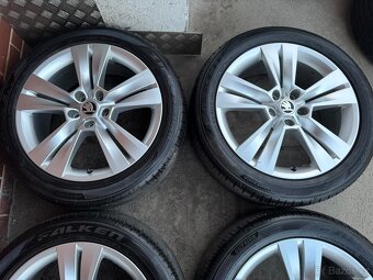 Alu 18" 5x112,škoda Mytikas , letní 88%, KaroQ TOP - 3