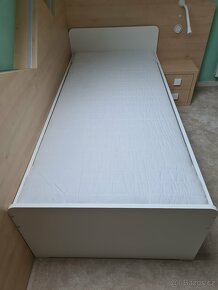 Rozkládací postel IKEA SLÄKT s úložným prostorem. 90x200 - 3