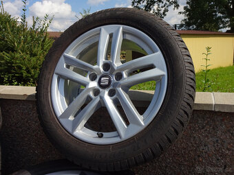 Seat Alhambra + VW Sharan - zánovní zimní alu kola 17" - 3