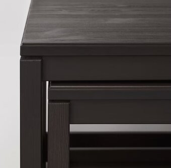 IKEA HAVSTA Odkládací stolky, 2 ks hnědá - REZERVACE - 3
