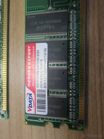 RAM - sada 4 kusů - Patriot psd32g13332 + 2x V-DATA DDR400 - 3