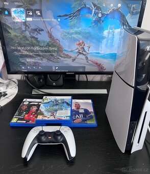 PS5 Slim 1TB s mechanikou v záruce + hry - 3