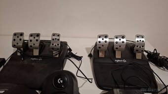 Herní volant Logitech DF G29 + kovové pedály + řadící páka. - 3