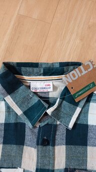 Flanelová košile Coccodrillo, vel. 140 - nová - 3