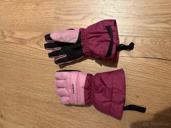 Dětské lyžařské oblečení kalhoty, rukavice - 3