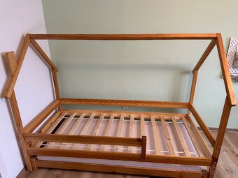 Dětská postel domeček s výsuvným lůžkem - 3