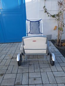 retro proutěný kočárek Liberta, kárka pro dítě - 3