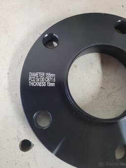 Rozšiřovácí podložky OMP 5x130 / 15mm - 3