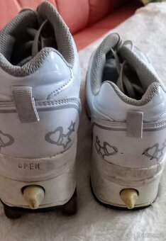 kožené kolečkové brusle, vel.38 - 3