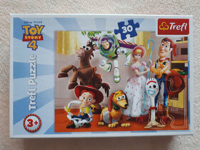 3x Puzzle - Toy Story - Příběh hraček - Woody,Buzz,Pastýřka - 3