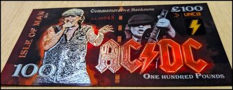 AC DC  pamětní bankovka UNC - 3