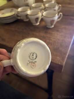 Čajový porcelánový sevis - 3