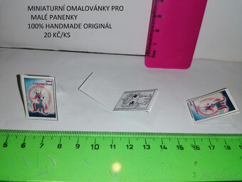 miniaturní omalovánky pro panenky - 3