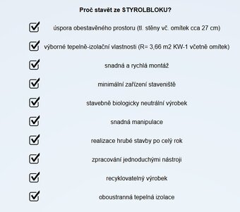 Polystyrenové tvárnice Styrol blok - 3
