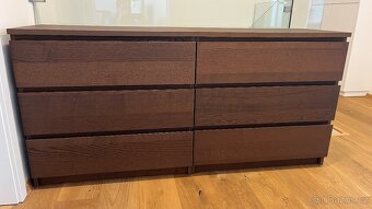 Malm -psaci stul, 2 x komoda - 3