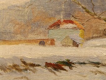 Obraz - Smola 1946, olejomalba ne desce 30x40 - 3
