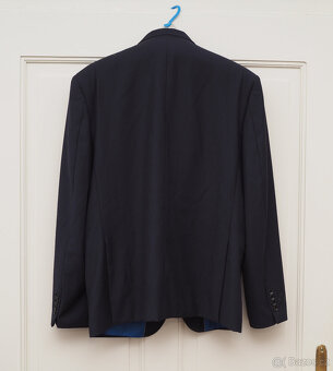 Tmavě modrý pánský oblek vel. L - 3