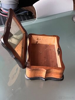 Starožitná šperkovnice, - 3