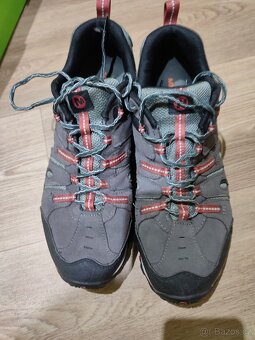 Turistické boty Merrell crosslader šedé - 3