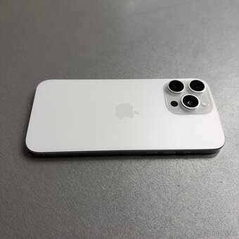 iPhone 16 Pro Max 256GB bílý, 100% baterie, rok záruka - 3