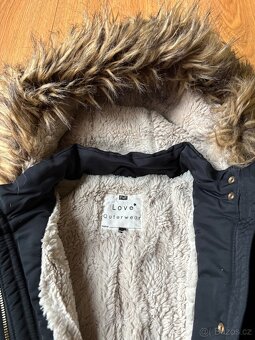 Dívčí zimní kabát F&F vel. 10-11 let - 3
