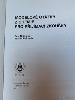 Modelové otázky na 2. lékařskou fakultu - 3