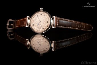 Starožitné stříbrné švýcarské hodinky OMEGA 1909 - 3