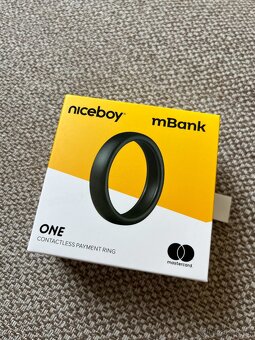 Platebni prsten Niceboy One, brushed black, vel.6 - 3